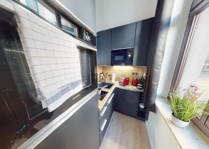 Apartmán Sweethome - Zentral - Kueche & Parkplatz, Wifi