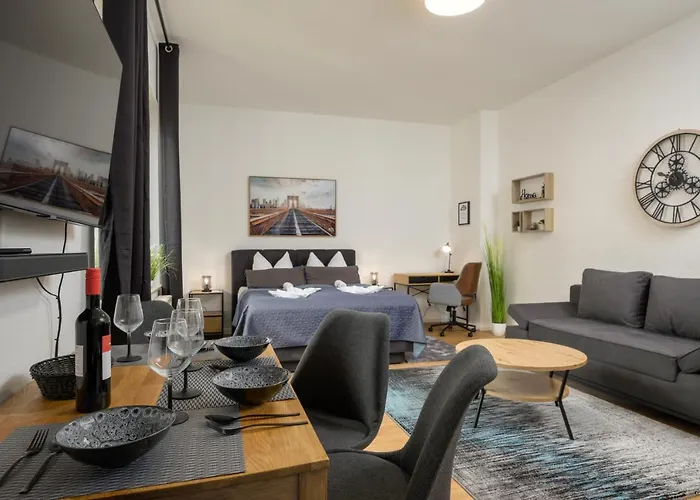 Sweethome - Zentral - Kueche & Parkplatz, Wifi Apartmán Halle (Saale)