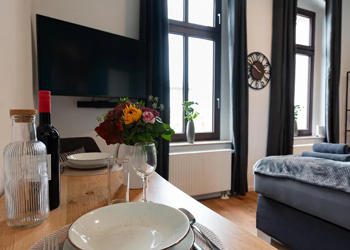 Sweethome - Zentral - Kueche & Parkplatz, Wifi Apartmán Halle (Saale)